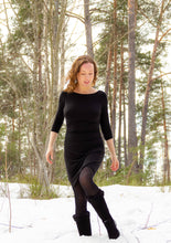 Load image into Gallery viewer, Little black dress PDF sewing pattern / sizes 32-56