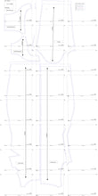 Lataa kuva Galleria-katseluun, Pieni musta mekko PDF-ompelukaava / koot 32-56