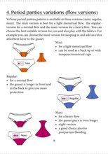 Load image into Gallery viewer, VeNove period panties New layered PDF sewing pattern 