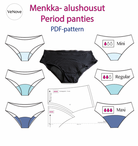 Ultimate List Period Underwear Patterns  At First Blush Patterns